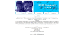 Desktop Screenshot of cedeca.al.org.br