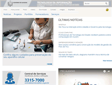 Tablet Screenshot of itec.al.gov.br