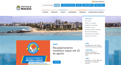 Desktop Screenshot of maceio.al.gov.br