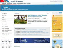 Tablet Screenshot of iteral.al.gov.br