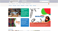 Desktop Screenshot of educacao.al.gov.br