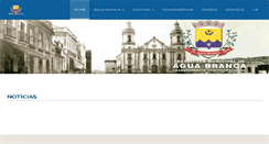 Desktop Screenshot of aguabranca.al.gov.br