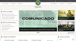 Desktop Screenshot of defensoria.al.gov.br