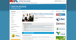 Desktop Screenshot of digitalagoas.al.gov.br