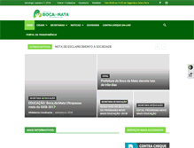 Tablet Screenshot of bocadamata.al.gov.br
