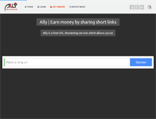 Tablet Screenshot of al.ly