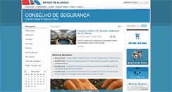 Desktop Screenshot of conselhodeseguranca.al.gov.br