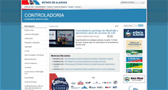 Desktop Screenshot of controladoria.al.gov.br