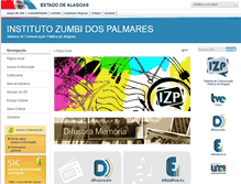 Tablet Screenshot of izp.al.gov.br