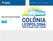 Tablet Screenshot of colonialeopoldina.al.gov.br